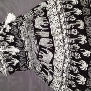 Black and white romper